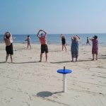 Fotografia della Settimana al Mare: ginnastica in spiaggia